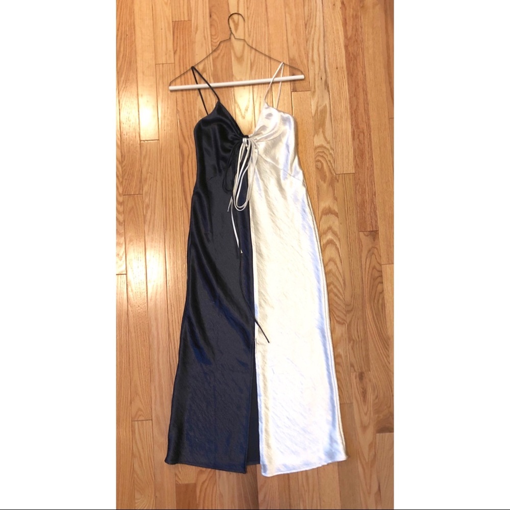 TopShop satin slip dress
